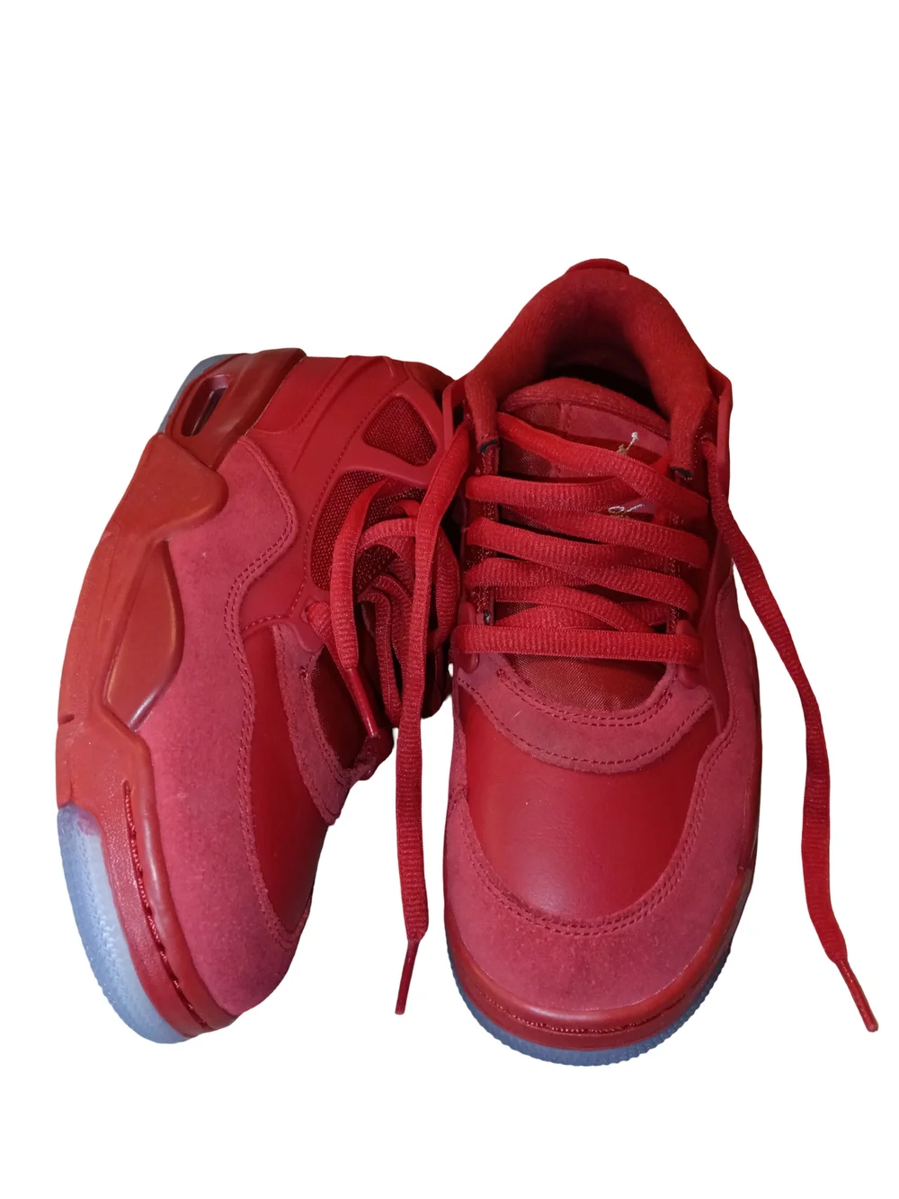 Red Air Jordan Low Top Sneakers